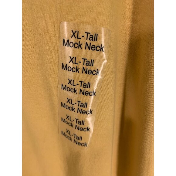 St. Johns Bay XL Tall Mock Neck Long Sleeve Shirt - Picture 3 of 10